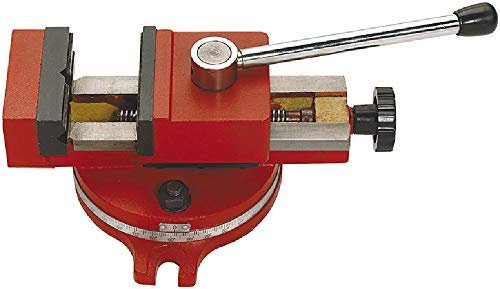 MORSA TRAPANO SERRAGGIO RAPIDO CON GANASCIA PRISMATICA E BASE GIREVOLE FERVI M034/120