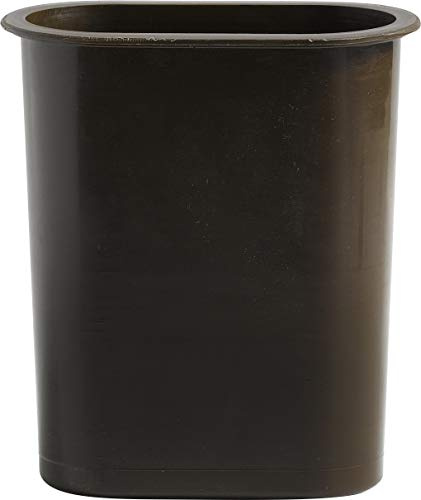 Pilla | Portafiori Interno in plastica per vaso votivo da cimitero colore nero | Altezza 15 cm, Larghezza 13.2 cm.