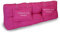 LILENO HOME Palettenkissen Set Pink - Rückenkissen 120x40x20 cm - Polster für Europaletten - Palettenkissen Outdoor als Sitzkissen für Palettenmöbel