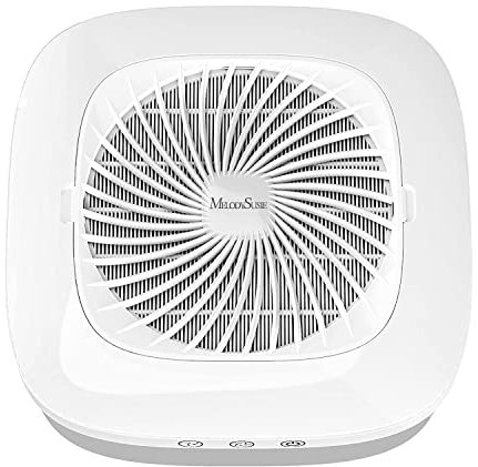 MelodySusie Nagelstaubsauger mit Filter, Professionelle Staubabsaugung für Nagelstudio & Zuhause Leiser Staubsauger für Nägel Maniküre Nageldesign Saugstarker Leistungsstarker Tischstaubsauger, Weiß