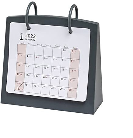 QINGGANGLING999 Bürokalender 1 stück 2022. Niedlicher kreativer Mini-Tischkalender-Dekoration Schreibwaren-Schulmaterial Tischkalender Wochenplaner (Color : J)