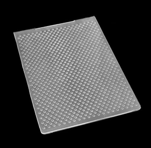 Lily Craft Linda Craft Spring dot Round Background Plastic Embossing Folders for Card Making Scrapbooking and Other Paper Crafts