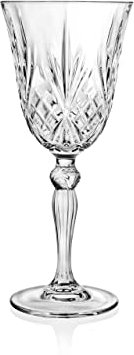 Weinglas Melodia 210 ml Weinkelch Kristallglas Retroschliff