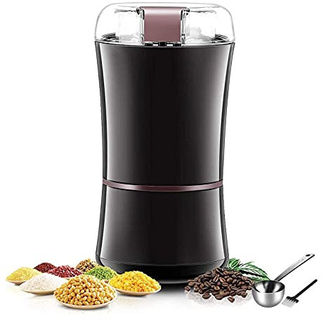Molinillo de café, molinillo eléctrico para lino, nueces, pimienta, semillas, molinillo de especias eléctrico de 300 W con cuchillas de acero inoxidable little surprise