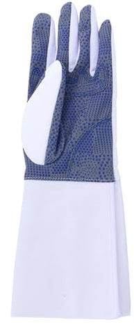 DJJYCTNM Professioneller Waschbarer Fechthandschuh mit Rutschfesten Silikonpartikeln, Fechthandschuhe für Foliendegen und Säbel – 1 Packung (Color : Left Hand, Size : 6#)
