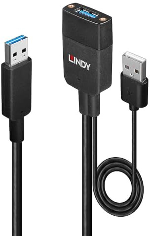 LINDY 43357 35 m USB 3.1 Gen 2 tipo A cable híbrido