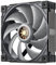 Sudokoo MACH120 Ventilateur de Boîtier, PC Ventilateur Silencieux PWM 120mm, Épaisseur 30mm, 500-3000 RPM, LCP+40% Fibre de Verre, Correction Dynamique, Moteur FOC, Garantie 6 Ans, Noir Gris