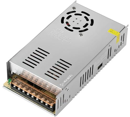 OFFCUP DC 12V 30A 360W Fuente de Alimentación Transformador, 110/220V CA a CC 12V Convertidor, 360W Fuente Alimentación para LDE lámpara Impresoras 3D Stereo y Más Dispositivo
