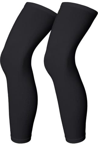 YUEXNKO Scaldamuscoli Ciclismo,Uomini Donne Ciclismo Scaldamuscoli,Manicotti Gambe Invernali Antiscivolo Gambali Protezione Ginocchiera per Protezione Solare per Estate Sport MTB,Corsa Sport