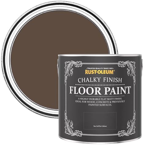 Rust-Oleum Scratch-Resistant Floor Paint in Chalky Finish - Coffee Bean 2.5L