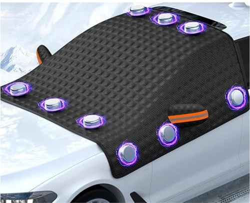 Copri Parabrezza Invernale Copertura Antineve Per Auto Addensata Modello Invernale, Vetro Blocca Neve, Per Antigelo, Pieghevole Con 12 Magnetici