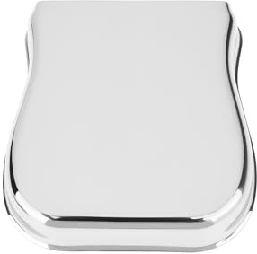 eMagTech Silberne E-Gitarren-Brückenschutz-Metallabdeckung Kompatibel mit Fender Vintage Telecaster Chrome