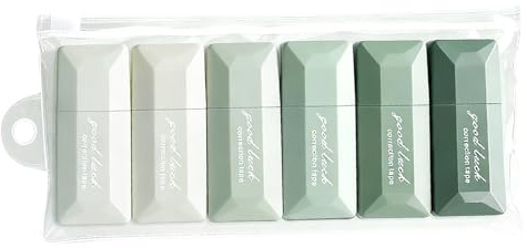 Nastro adesivo biadesivo permanente, 6 pezzi, per scrapbooking, ufficio, per bambini, adulti, insegnanti, scuola, casa, foto, montaggio, progetti artistici