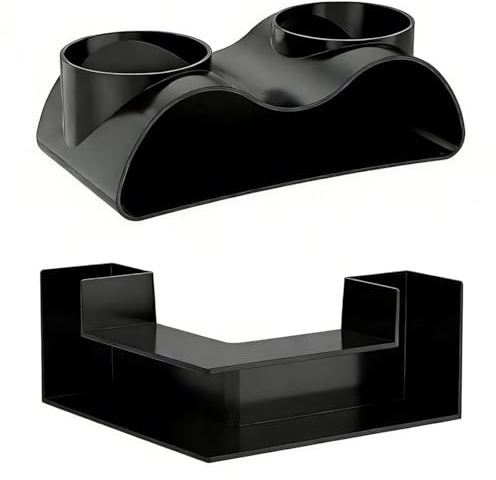 GWBPES Set di 2 tunnel per acquario, grotta accessori in plastica, per gamberetti, per acquario, con 2 ingressi, 17,6/12,5 cm, tunnel sotterraneo per acquario, grotta a 360°