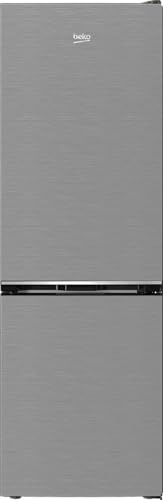 Beko B5RCNA376HXB Frigorifero Combinato | No Frost, 370 L, Inox, HarvestFresh, AeroFlow, SmoothFit, Compressore Inverter, 35 dBa, Classe C