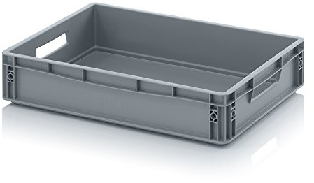 Euro-stapelbehållare 600 x 400 x 120 mm grå