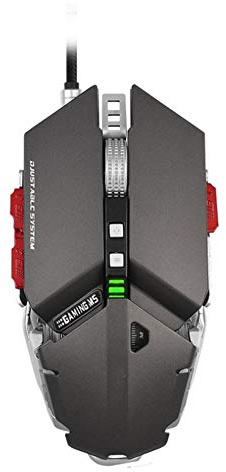 Souris Gaming Gaming Mice Souris de Jeu en métal mécanique 8 Bouton réglable en Longueur USB Souris de Jeu Filaire Optique