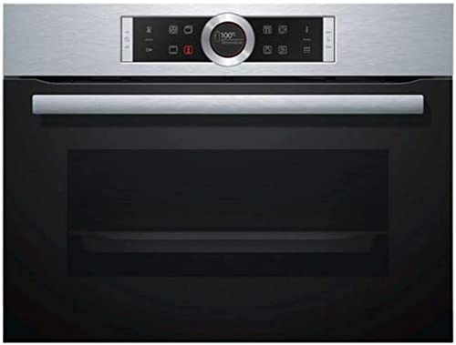 RKYRRKI Controles giratorios del Horno Puerta de Doble acristalamiento Horno de microondas Solo en Silver Tact Horno halógeno de convección Premium Ideal para Asar, Hornear Útil