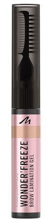 Manhattan Wonder'Freeze Brow Lamination Gel 002 Blonde, wasserabweisendes und wischfestes Augenbrauen-Gel das formt und fixiert
