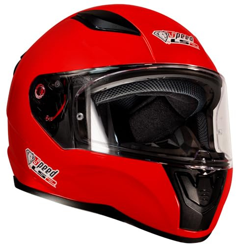 Speed Racewear LS2 Rapid FF352 Integralhelm Rot - Sonderedition Speed - Kart & Motorradhelm (S)