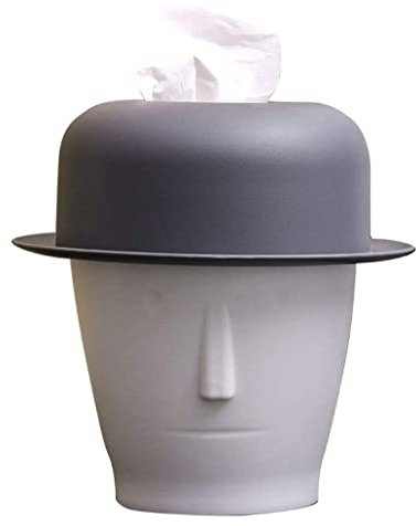 BOGAZY Taschentuchbox Tücherbox Menschlicher Kopf Tissue Box Cover Kreative Tissue Box Serviette Papierbehälter Papierhandtuch Aufbewahrungsbox Tissue Case Taschentuchspender (Color : A)