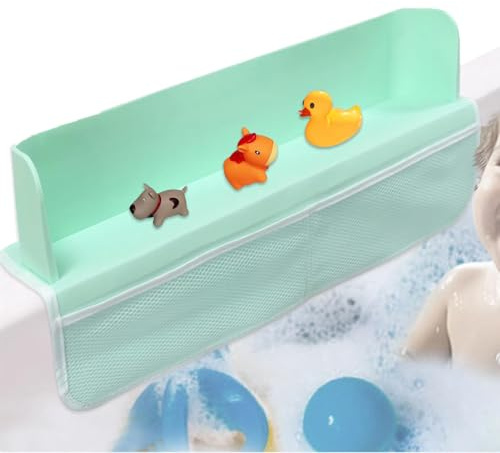 Foldable Shower Splash Guard | Bathtub Corner Protector | Bath Tub Suction Cups Attach Boards for Home, Bathroom, Children Bathhouses