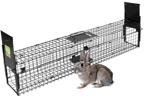 Rattenfalle Trap Doppeltür Lebendfalle Marder Siebenschläfer Eichhörnchenfalle Drahtfalle Tierfalle Hasenfalle Wetterfest 100