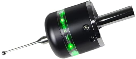 RATTMMOTOR Kantentaster,3D-Photoelektrischer Kantensucher,3D-Kantensucher,CNC Messtaster Werkzeuglängensensor,Genauere Genauigkeit für CNC-Fräsmaschinen (Grünes Licht)