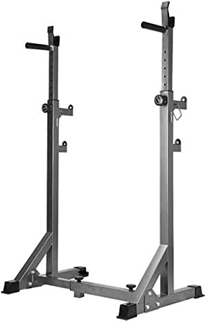 PUFAHAU Parallelbarrenständer, multifunktionaler Kniebeugenständer, Heimfitnessgerät, Bankdrücken, Kniebeugen, Langhantelständer, Kraft-Kniebeugenständer