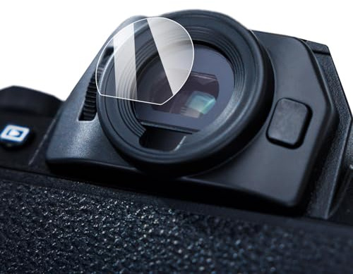 2 Stück JJC Sucher-Schutzfolie aus PET für Fujifilm X-S20 X-T50 X-T30III | Reflexionsarme Nanobeschichtung, 0,15mm dick 95% Lichtdurchlässigkeit