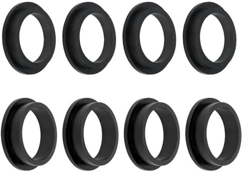 11228 11412 L shape O Ring Gasket, Rubber Pool Sand Filter Hose Seal Replacement, Compatible with Intex Sand Filter Pump Motor Part Accessories(4pcs 11228 & 4pcs 11412)