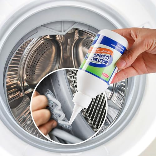 GELIVABLE Home Stain Remover Gel, Effective Washing Machine Cleaner, Black Stain Cleaner for Grout, Walls, Shower, Caulk, Kitchen Sinks and Refrigerator Strips - 5 Fl Oz
