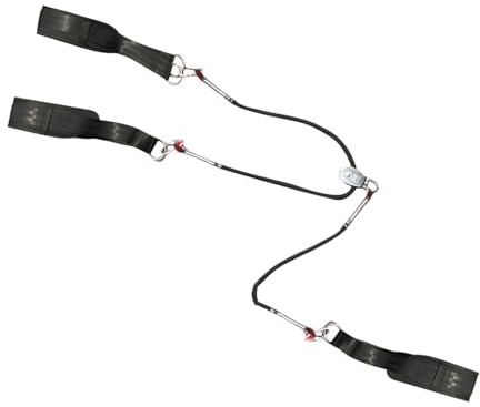 Ronyme Cintura per Pattinaggio di velocità su Pista Corta, Cintura per trazione angolare, Cinghia di Supporto per Vita e Torace Comoda per Palestra, Gare di