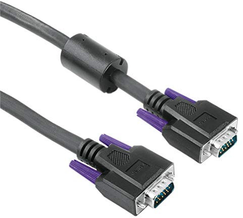 Hama - 41935 - Câble moniteur VGA Con.mâle HDD 15pts-Con.mâle HDD 15pts,3 rangées,10m