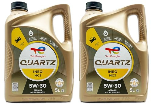 2x MOTORÖL TOTAL QUARTZ INEO MC3 5W-30 5L MB