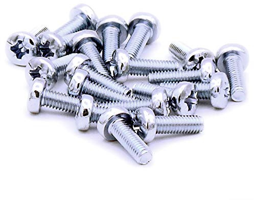 M4 (4 mm x 16 mm) Pozidriv-Maschinenschraube, Bolzen, Stahl, 20 Stück