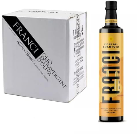 Olio Extra Vergine di Oliva Fiore del Frantoio Franci 500 ml x 6
