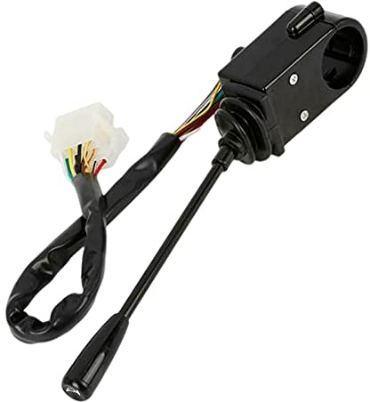 B Blesiya Interruptor de señal de giro de plástico de 1 pieza, interruptor de luz lejana y cercana, accesorios de coche, piezas para tractor antiguo 0035458724