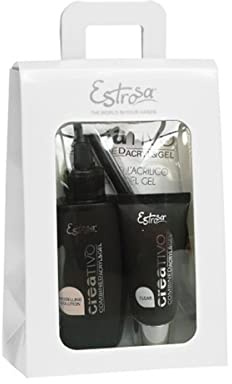 Estrosa Creativo Acryl&Gel Combined, Starter Kit Unghie, Manicure Professionale