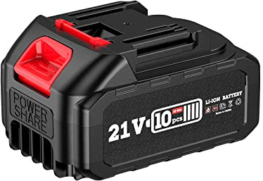 Batería de Litio Original SEESII 21V 4000mAh - Compatible con Todas Las Herramientas eléctricas SEESII, con Larga duración y Carga Segura/rápida