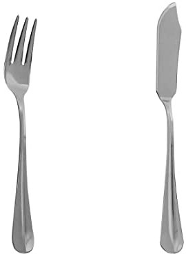 Pintinox Set 12 coppie Posate Pesce Ecobaguette