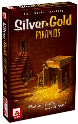 Nürnberger spelkort Verlag 10041765-0001 silver & guldpyramids, gul