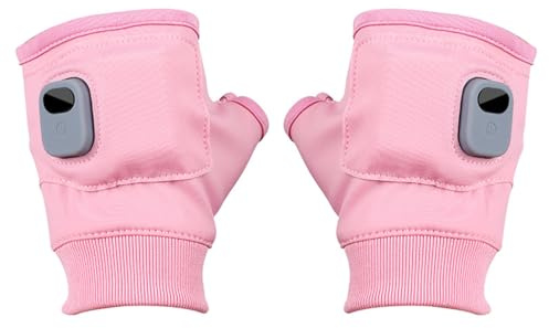 dijiusidy Guantes calefactables para Exteriores con batería de Larga duración. Guantes calentados Recargables de Las Actividades del Invierno calefacción de 360 Grados