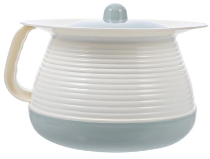 BESPORTBLE Pot de chambre unisexe pour adultes et toilettes portables avec couvercle et poignée - Seau urinoir multifonction pour un usage domestique idéal pour adultes