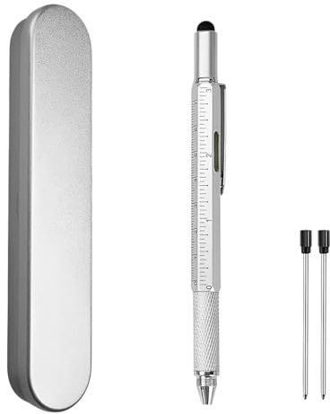liuchanghe Geschenke für Männer, 6 IN 1 Kugelschreiber, Multifunktionale Metall Kugelschreiber, Männergeschenke, Geburtstagsgeschenk Gadgets für Männer, Männertag Geschenke, Vatertag Geschenk
