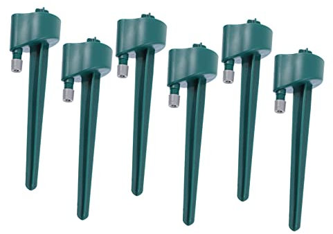 TOYANDONA 6 Stück Bewässerungsgerät Anlage Selbstbewässerung Automatisches Bewässerungssystem Pflanzenwasserkanne Sprinkler Bewässerungsspitzen Für Pflanzen Green Pp
