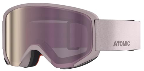 ATOMIC SAVOR STEREO Skibrille I Ski- & Snowboardbrille mit Stereo Scheibentechnologie für klare Sicht I Damen- & Herren-Ski-Brille mit Live Fit Rahmen für individuelle Passform