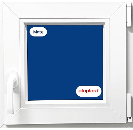 Ventana PVC Reforzada 500x500 Blanca | Oscilobatiente Derecha | Cristal Climalit Mate | Perfil Aluplast | Entrega 24/48h