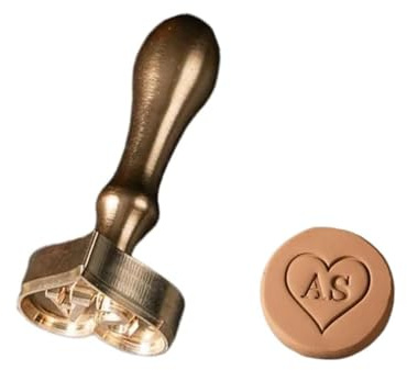 Keramikstempel mit Initialen – Personalisierte Keramik-Stempel, individuelle Keramik-Stempel, Ton-Signaturform, handgefertigtes Werkzeug für Lehrer, Künstler, Tonliebhaber