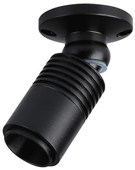 BARCELONA LED - Foco LED de Superficie con Zoom Ajustable (15°-36°) 3W - Aplique de Techo Orientable Negro - Luz Cálida 2700K - CRI>80 - Iluminación de Acento Moderna para Pasillo, Salón, Vitrinas